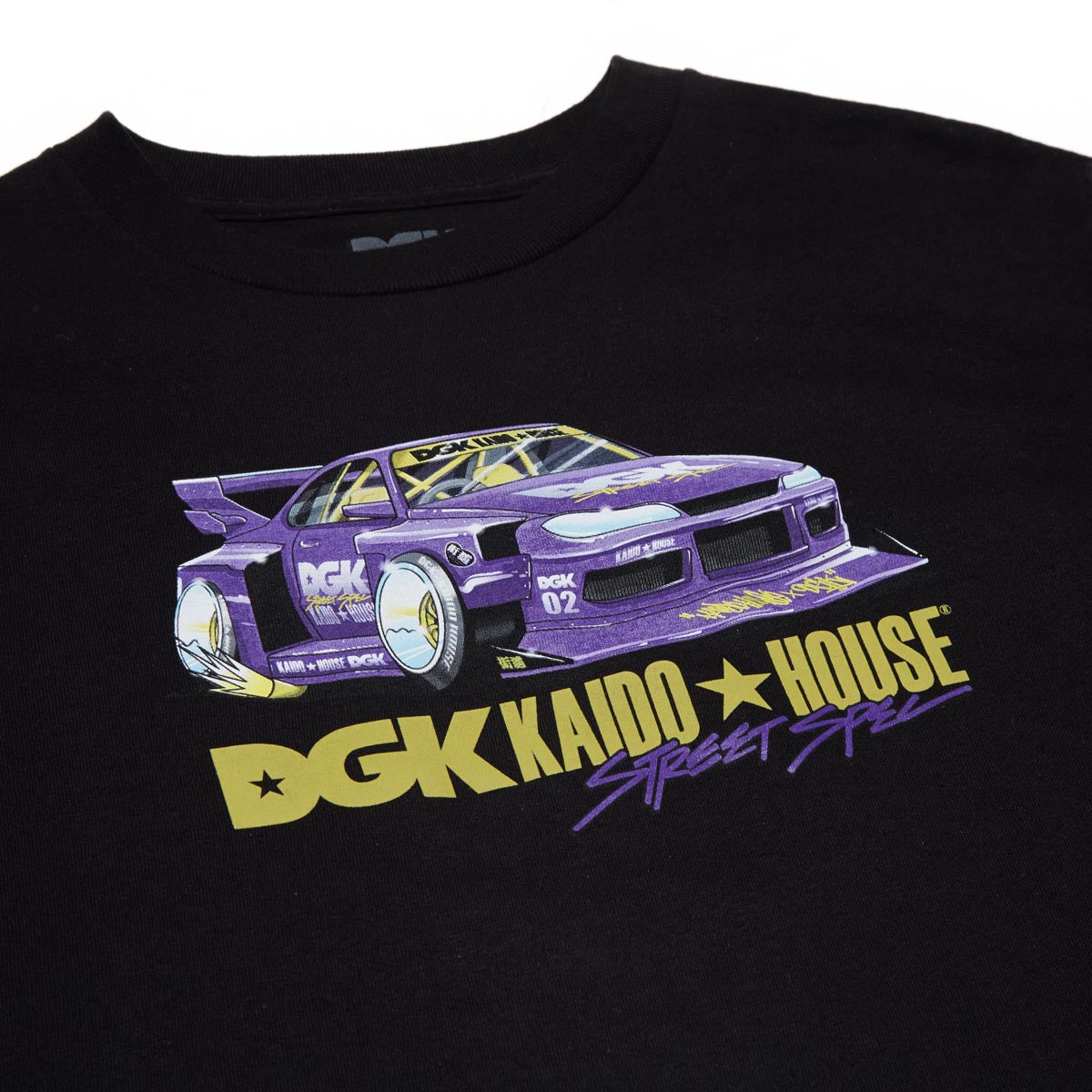 DGK x Kaido House Roulette Racer T-Shirt - Black image 3