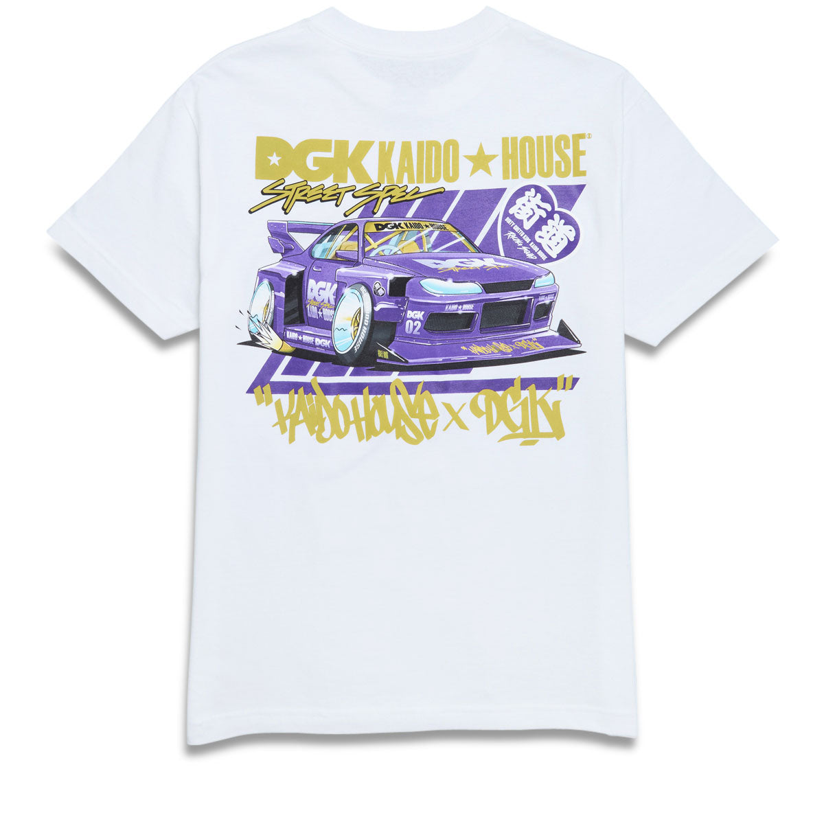 DGK x Kaido House Roulette Racer T-Shirt - White image 2