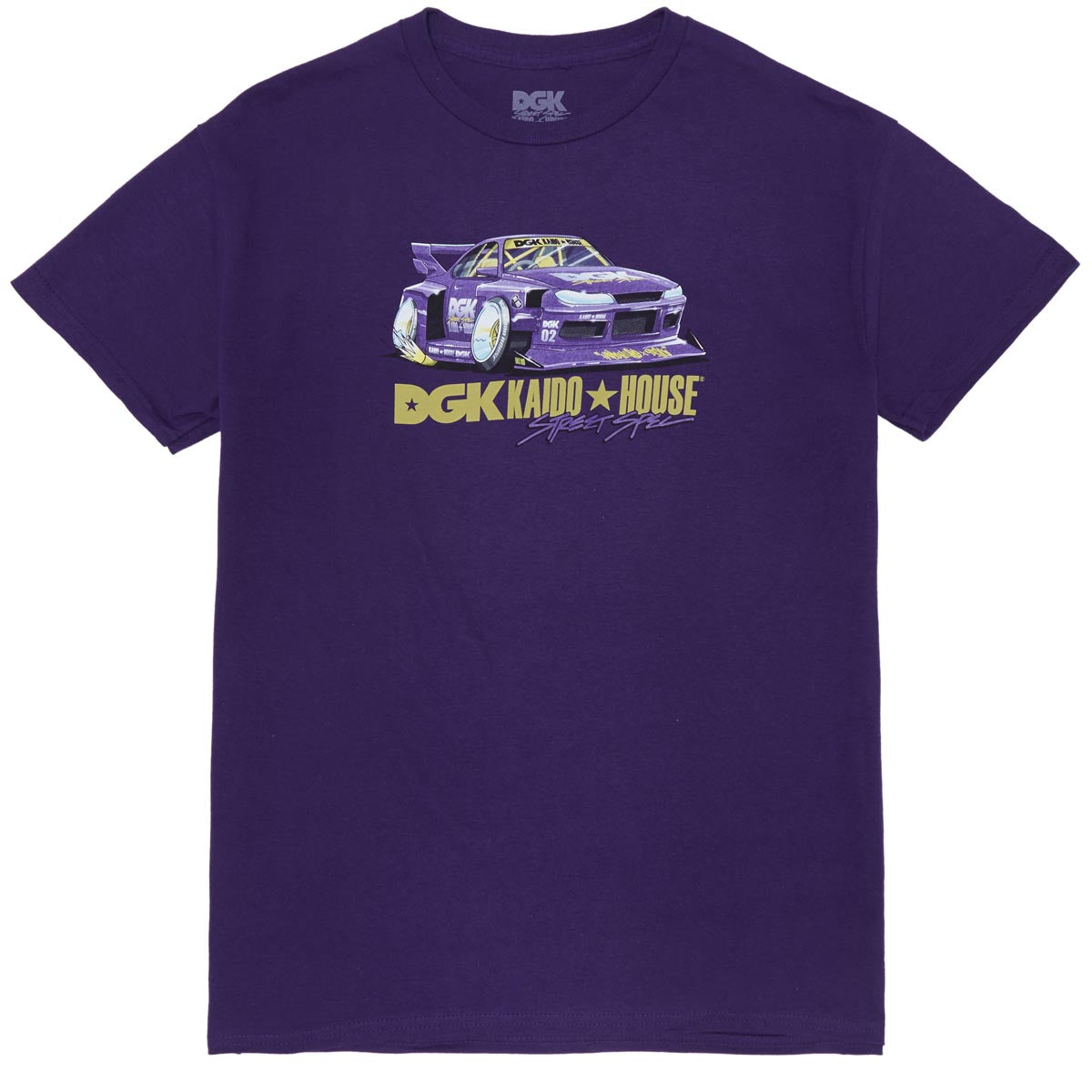 DGK x Kaido House Roulette Racer T-Shirt - Purple image 1