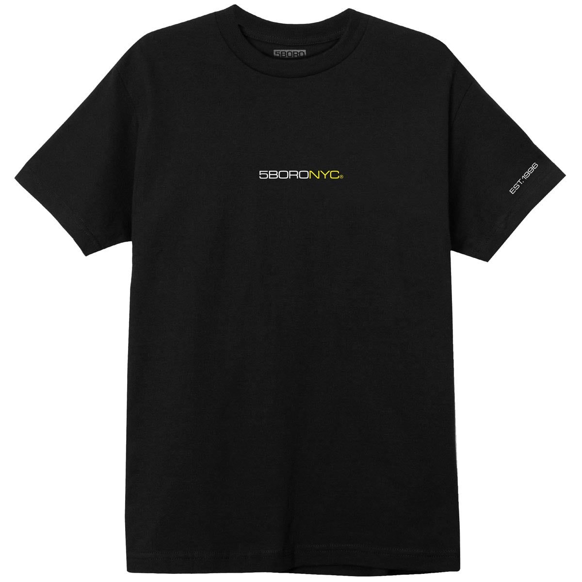 5Boro Est. 1996 T-Shirt - Black/Yellow image 1