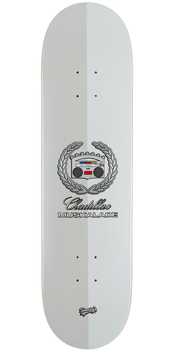 Shorty's Chadillac Muskalade Skateboard Deck - Pearl White - 8.125