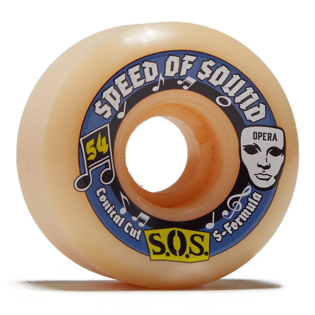 Opera SOS Mezzo Hardline Conical 99a Skateboard Wheels - 54mm image 1