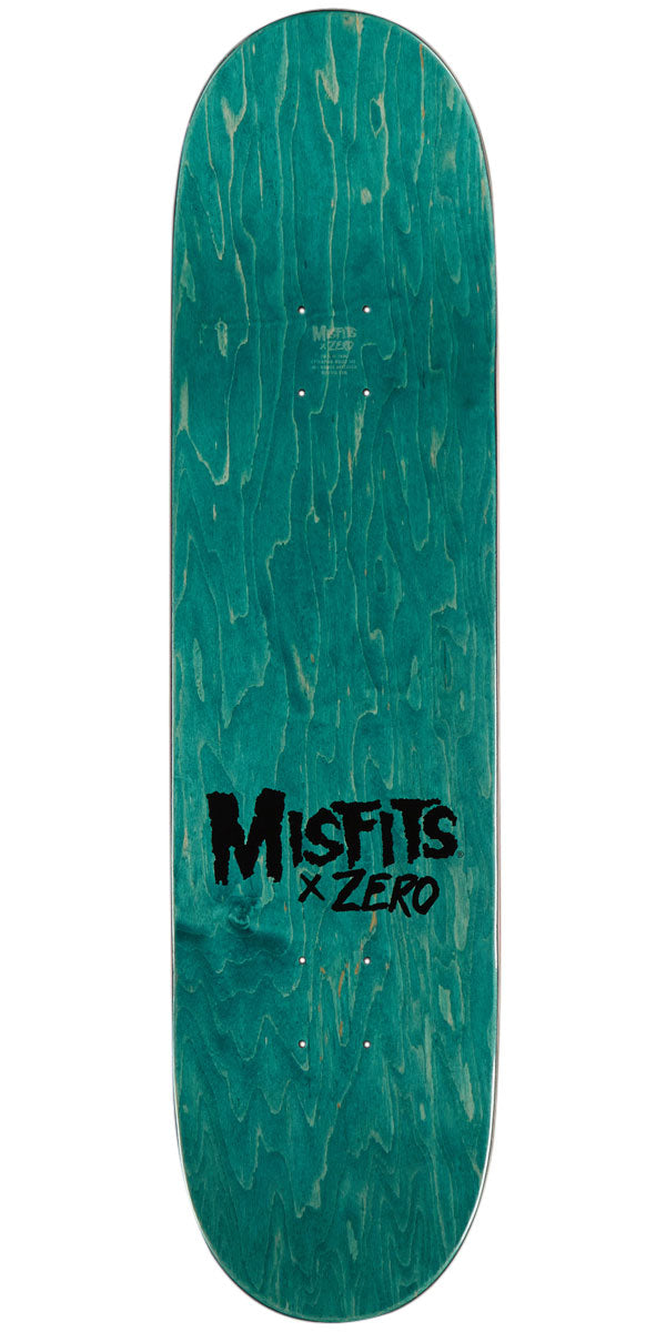 Zero x Misfits Collage Skateboard Deck - Gold - 8.25