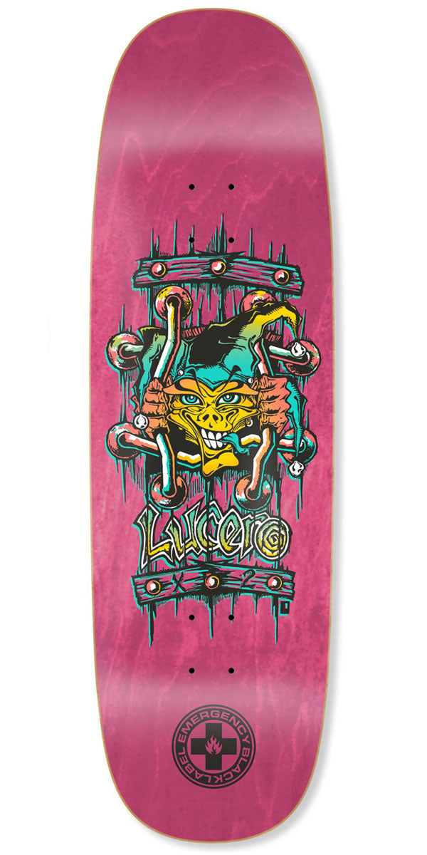 Black Label John Lucero X2 Tugboat Shape Skateboard Deck - 9.50