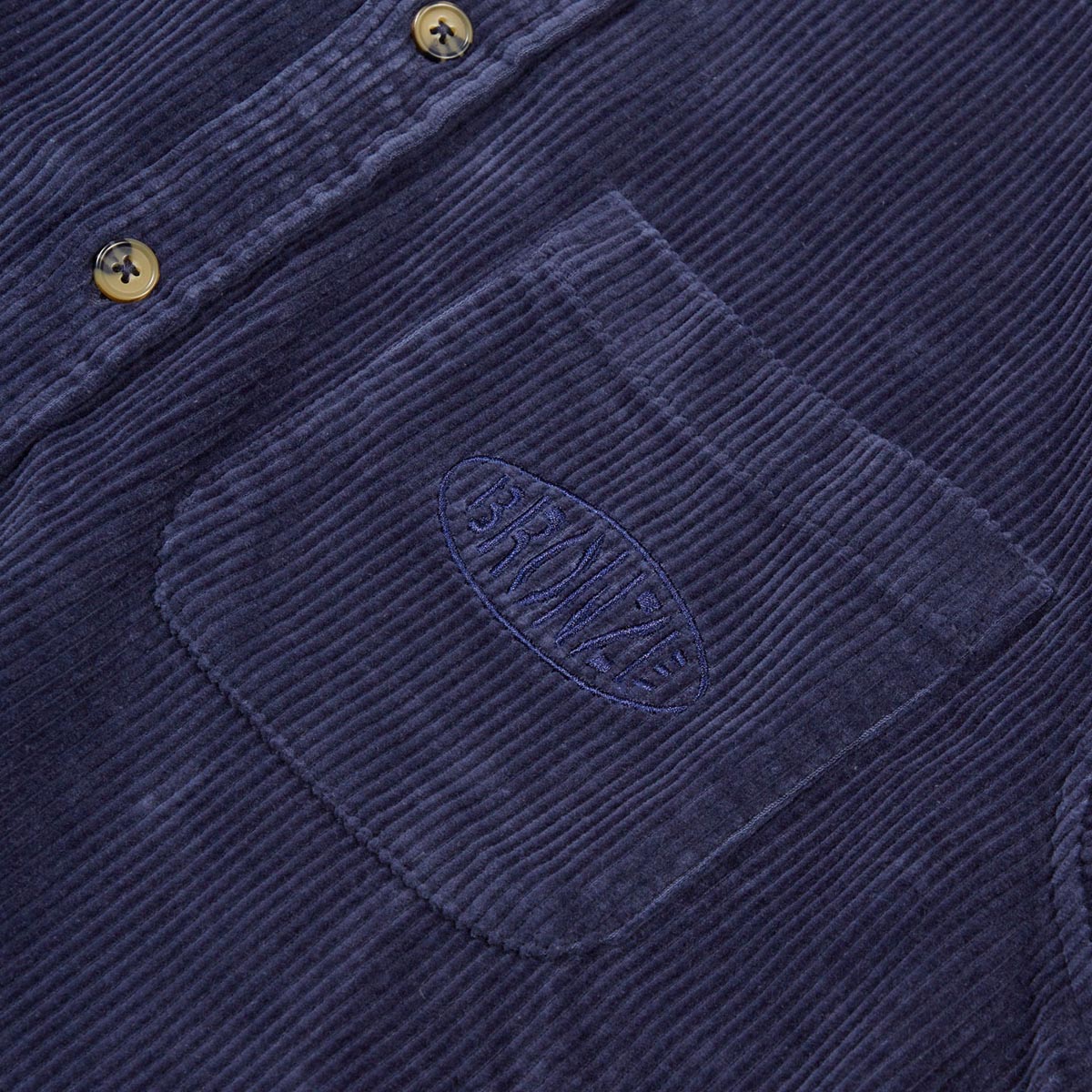 Bronze 56k Corduroy Button Up Jacket - Navy image 2