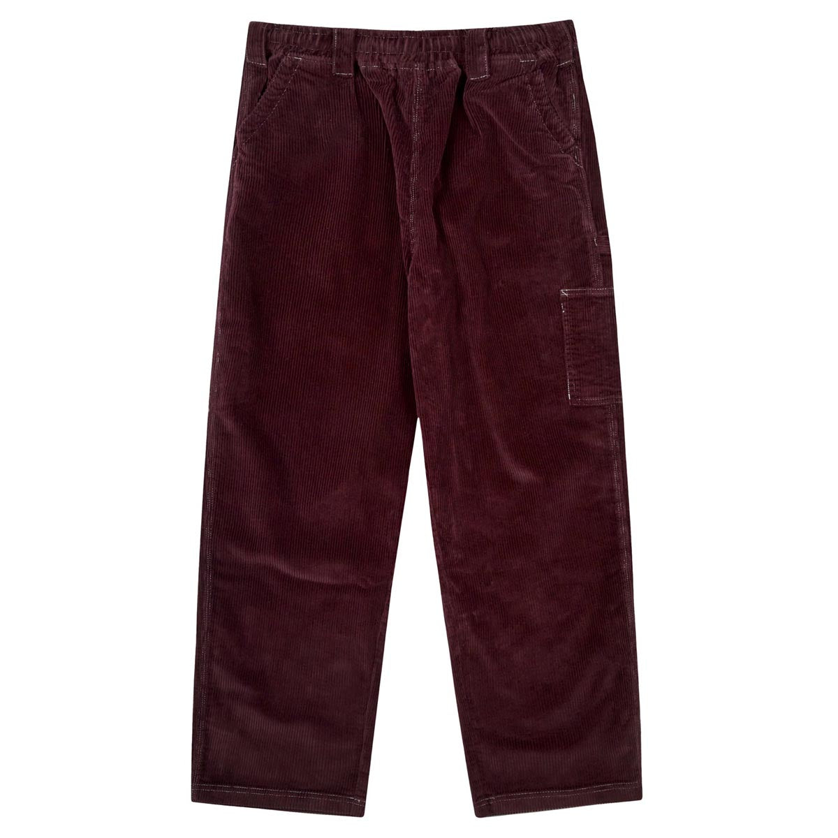 Bronze 56k Corduroy Relaxed Pants - Burgundy image 1