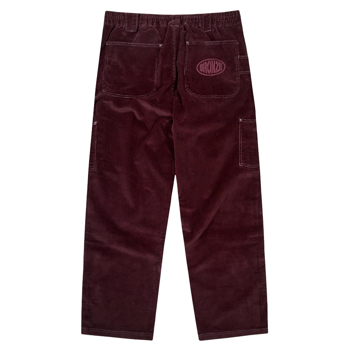 Bronze 56k Corduroy Relaxed Pants - Burgundy image 2