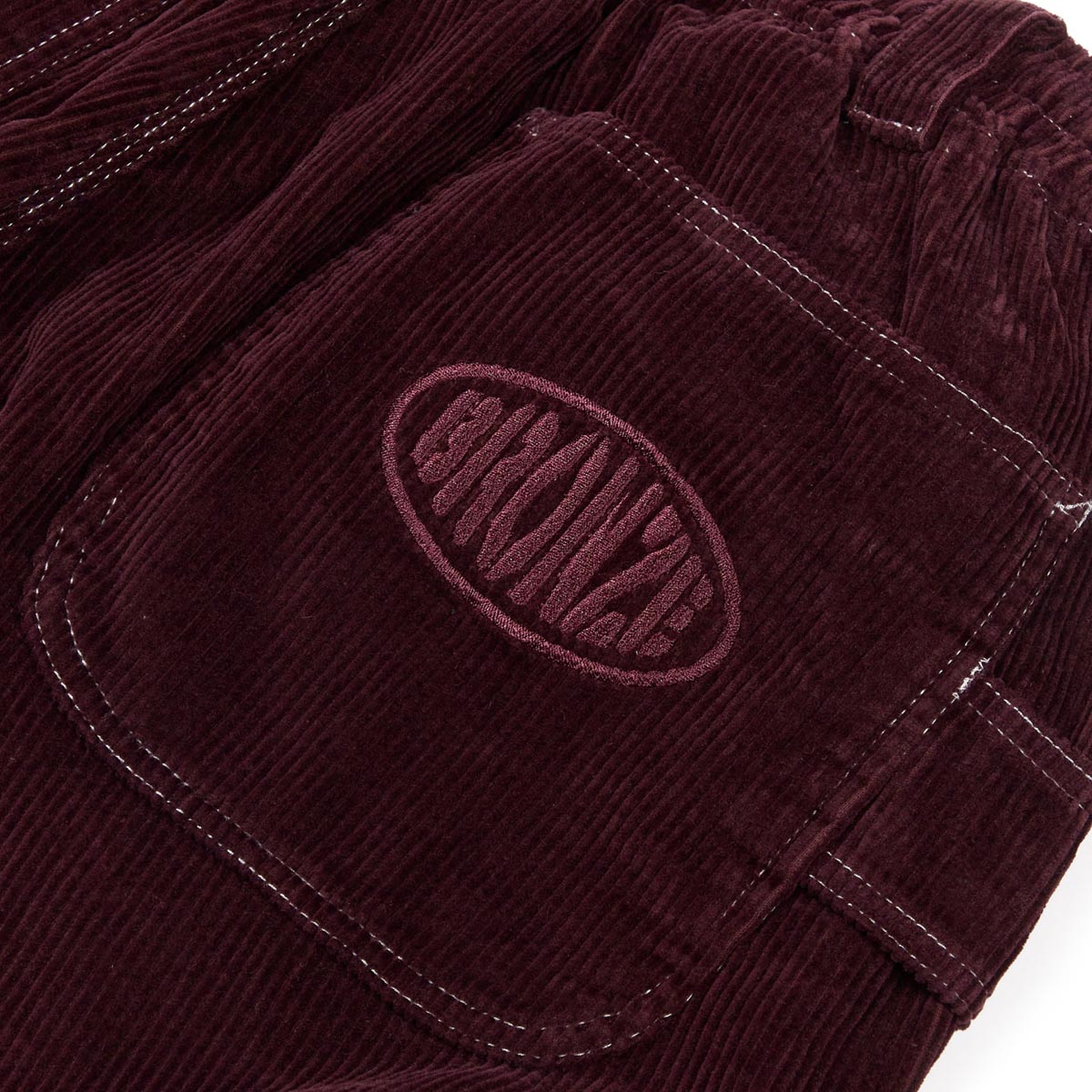 Bronze 56k Corduroy Relaxed Pants - Burgundy image 3