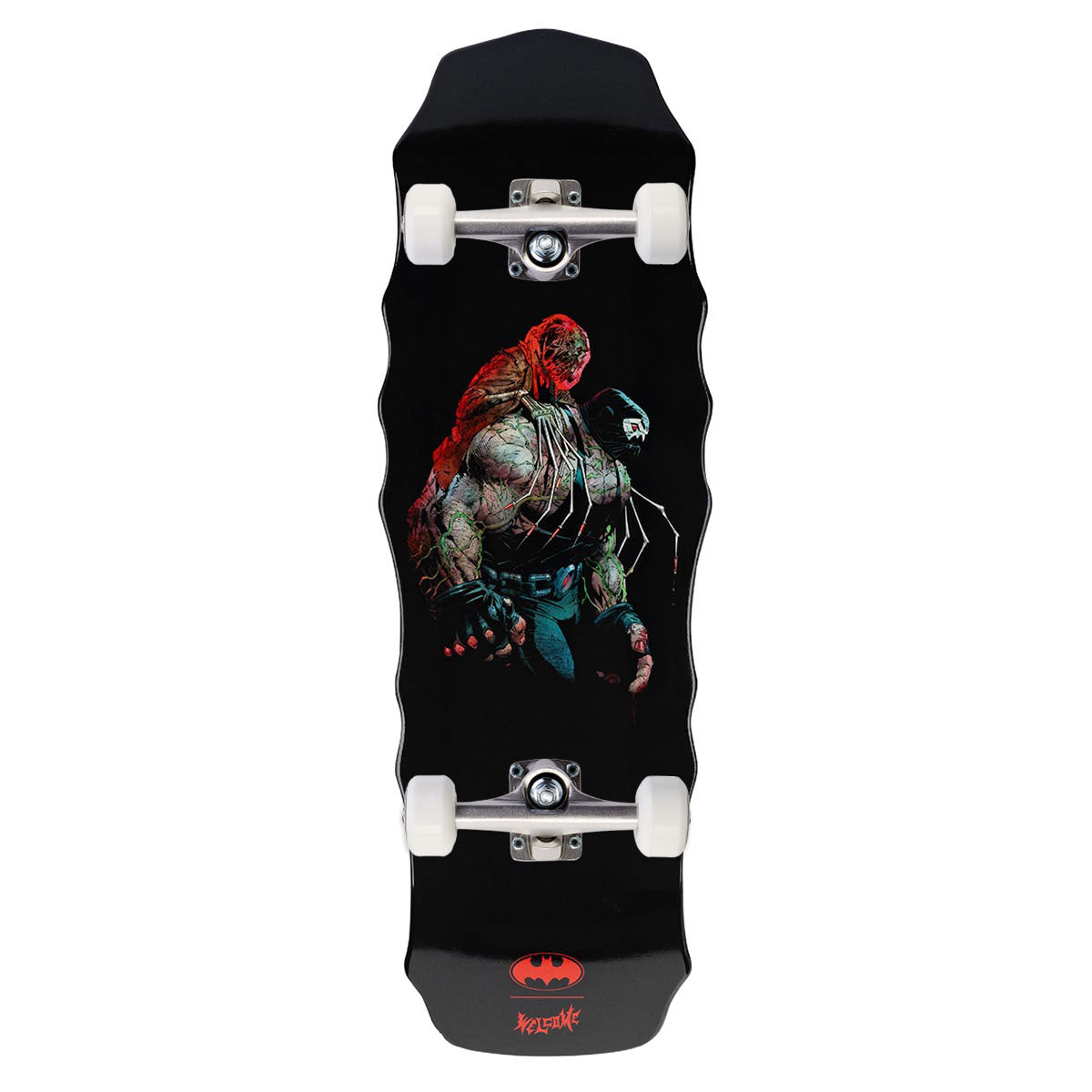 Welcome x Batman Bane On Widow Skateboard Complete - Black Dip - 10.00