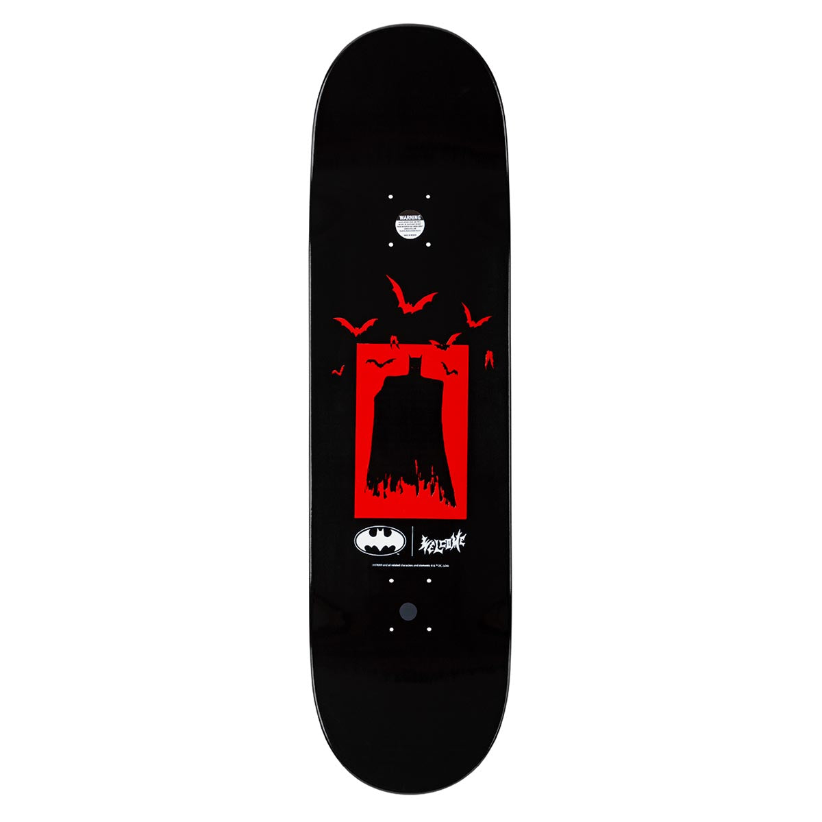 Welcome x Batman Batmonster On Popsicle Skateboard Complete - Black Dip - 8.75