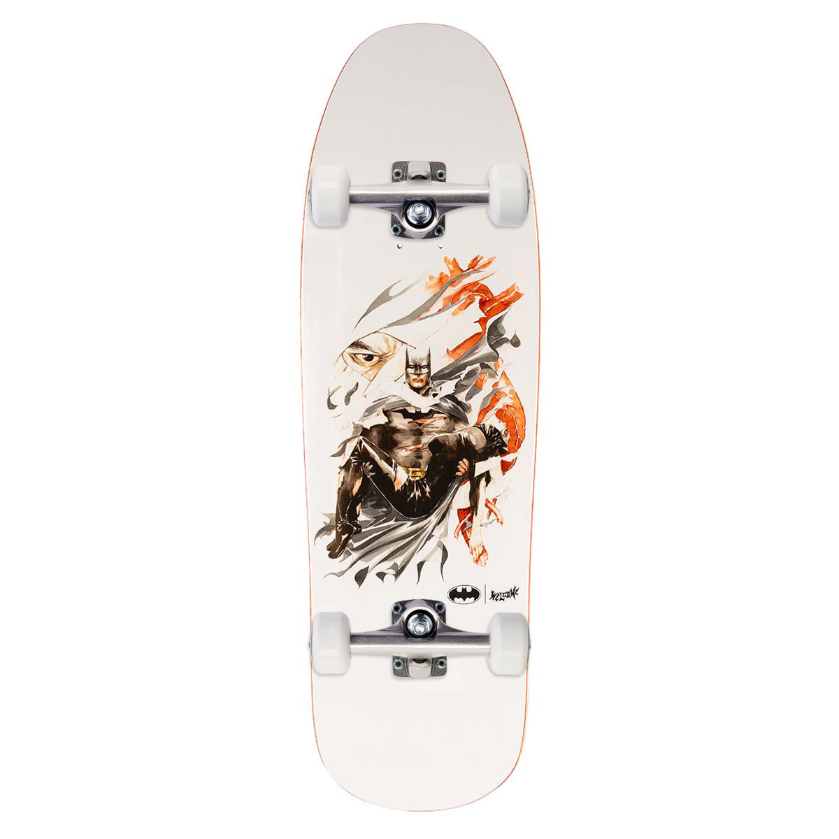 Welcome x Batman Heart Of Hush On Gaia Skateboard Complete - Bone - 9.60