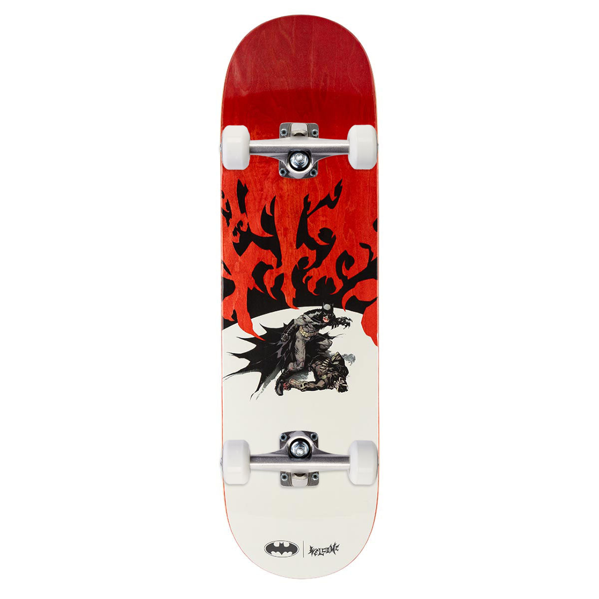 Welcome x Batman Talons On Popsicle Skateboard Complete - Red Stain - 9.00