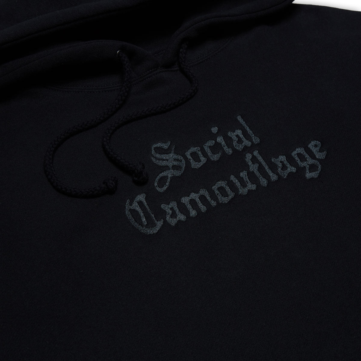 CCS Social Camouflage Embroidered Hoodie - Black image 2