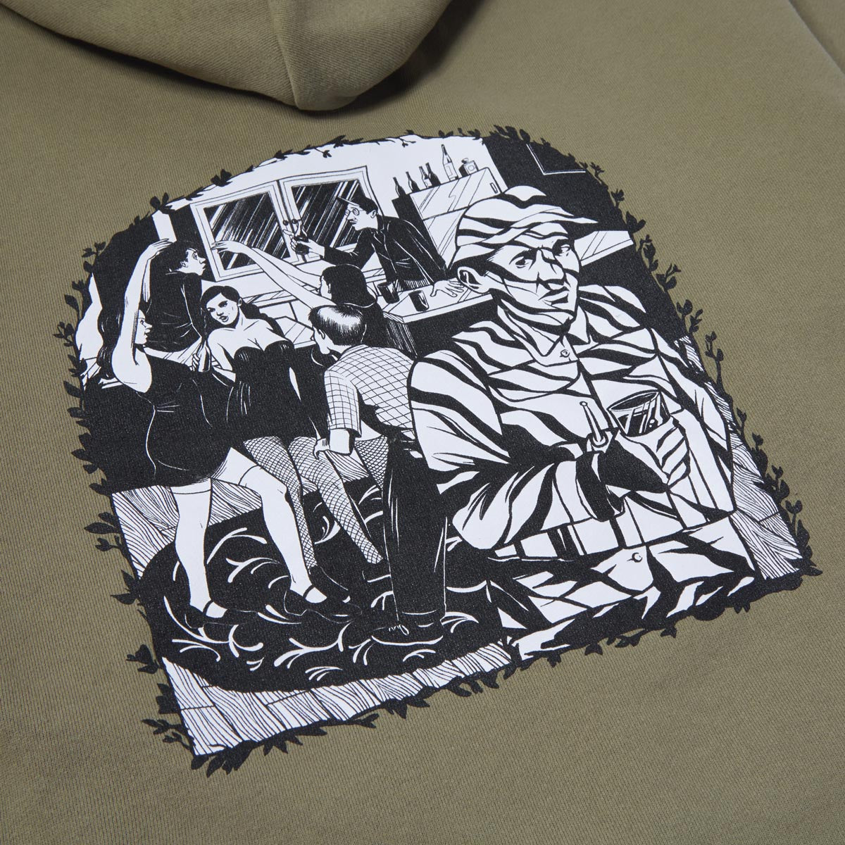 CCS Social Camouflage Party Hoodie - Olive image 4