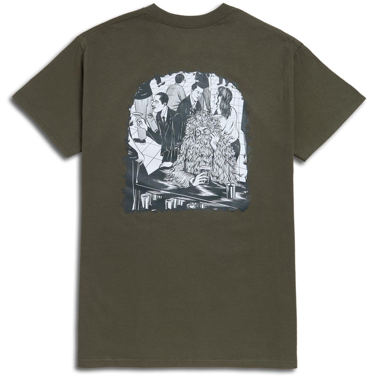 CCS Social Camouflage Bar T-Shirt - Olive image 1