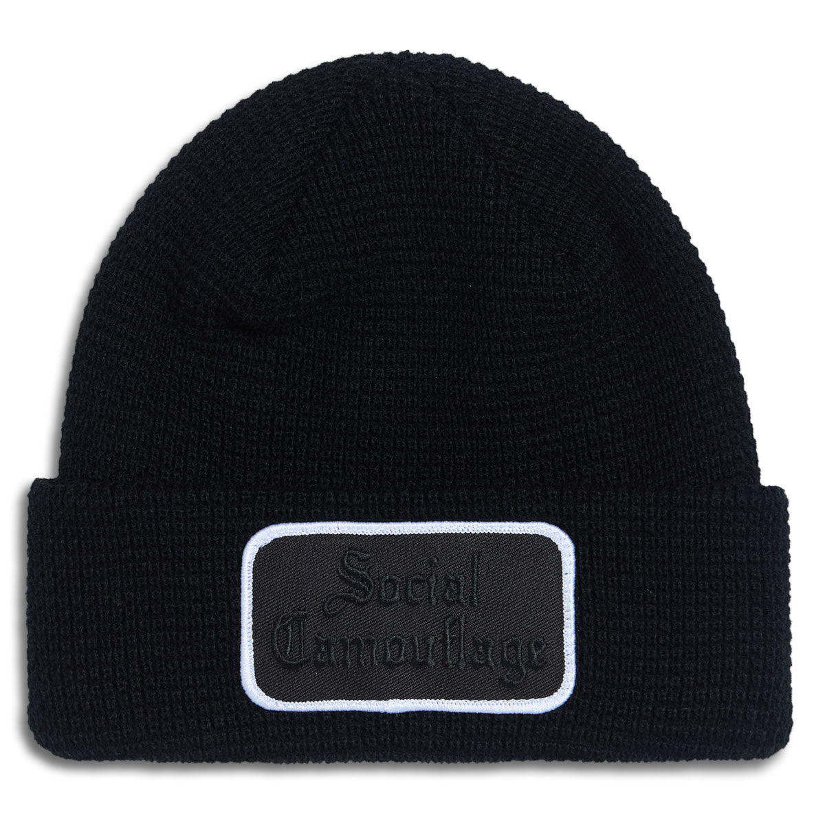 CCS Social Camouflage Patch Beanie - Black image 1