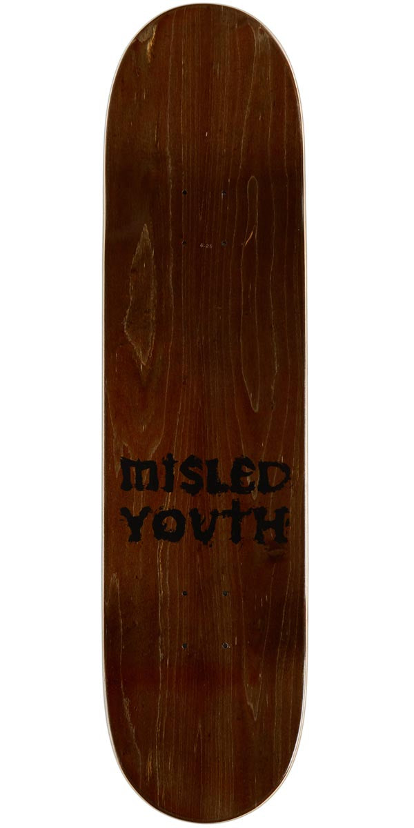 Zero Misled Font Skateboard Deck - White - 8.25