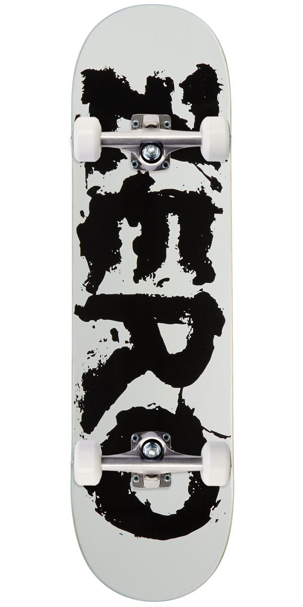 Zero Misled Font Skateboard Complete - White - 8.25