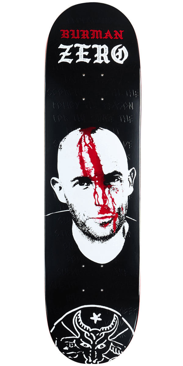 Zero Burman Headwound Skateboard Deck - 8.50