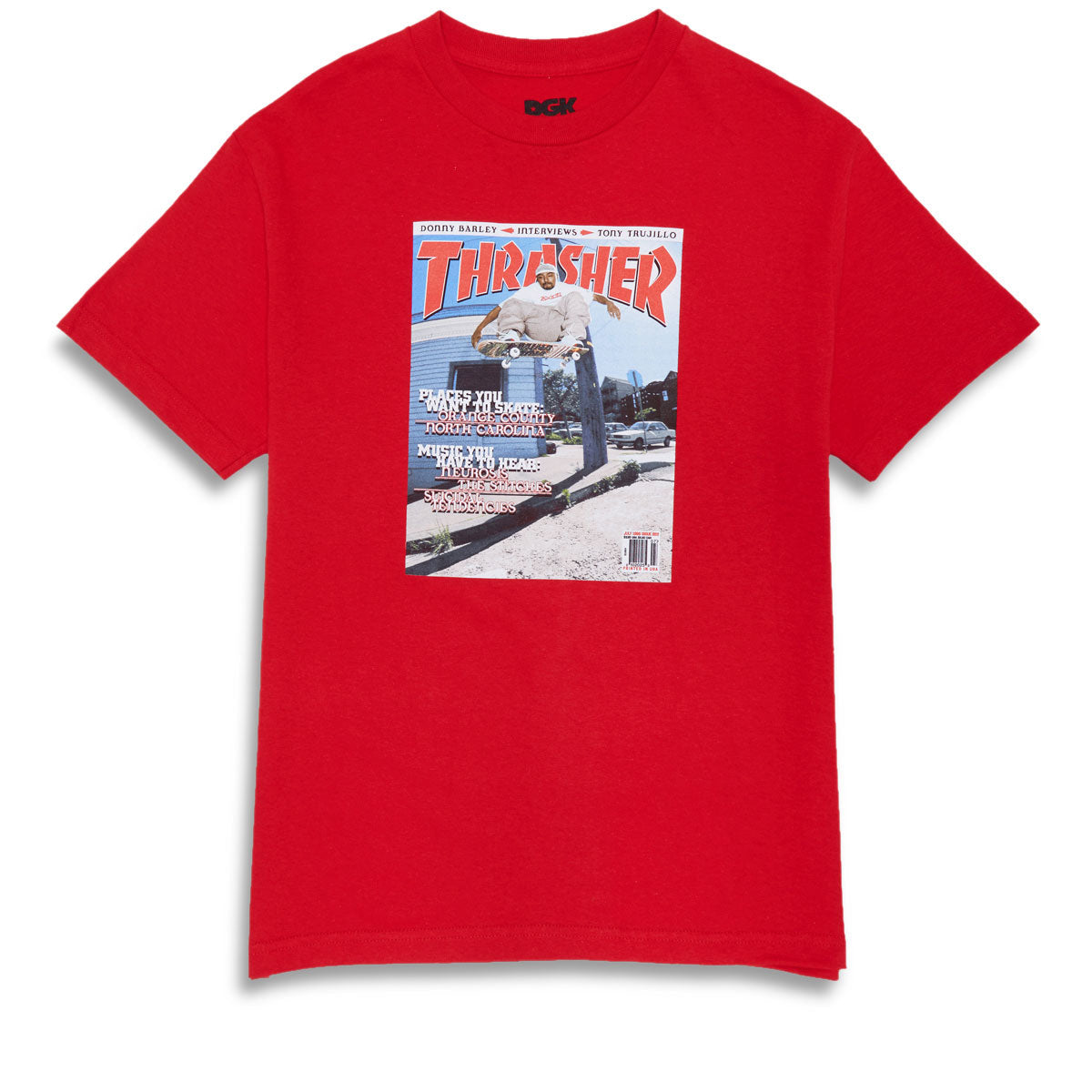 DGK x Thrasher Marcus McBride T-Shirt - Red image 1