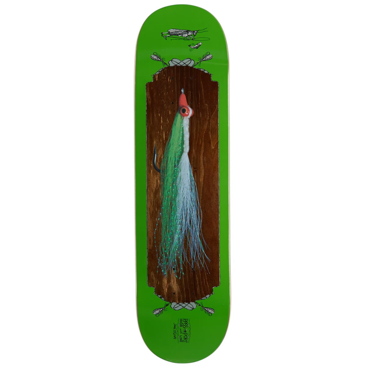 Passport Hook And Line Series Jack O'Grady Skateboard Deck - 8.25