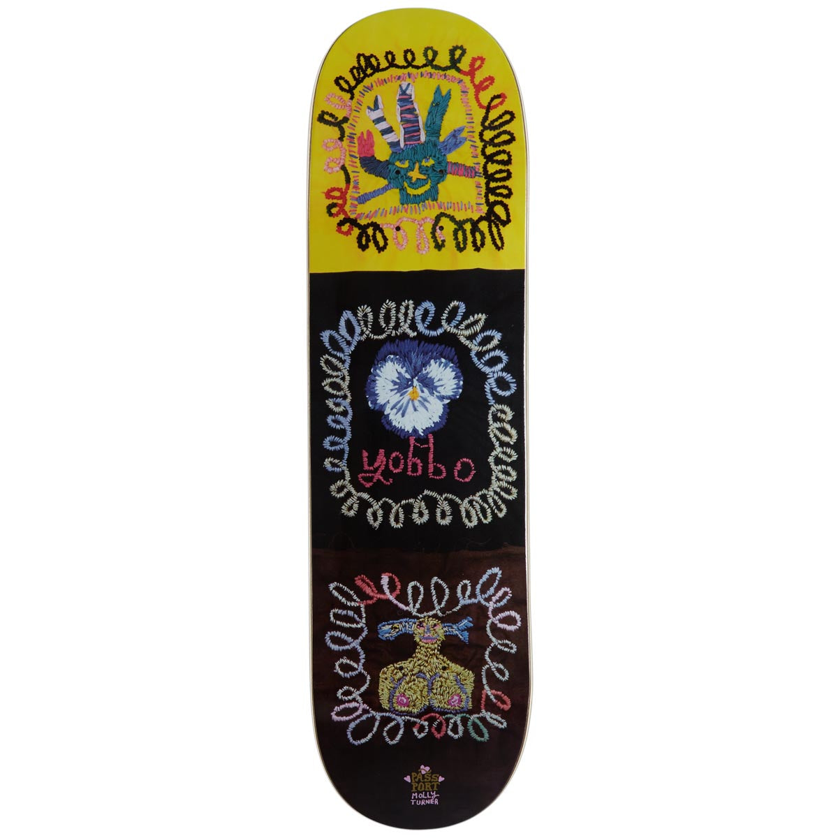 Passport Molly Turner Series Faces Skateboard Deck - 8.38