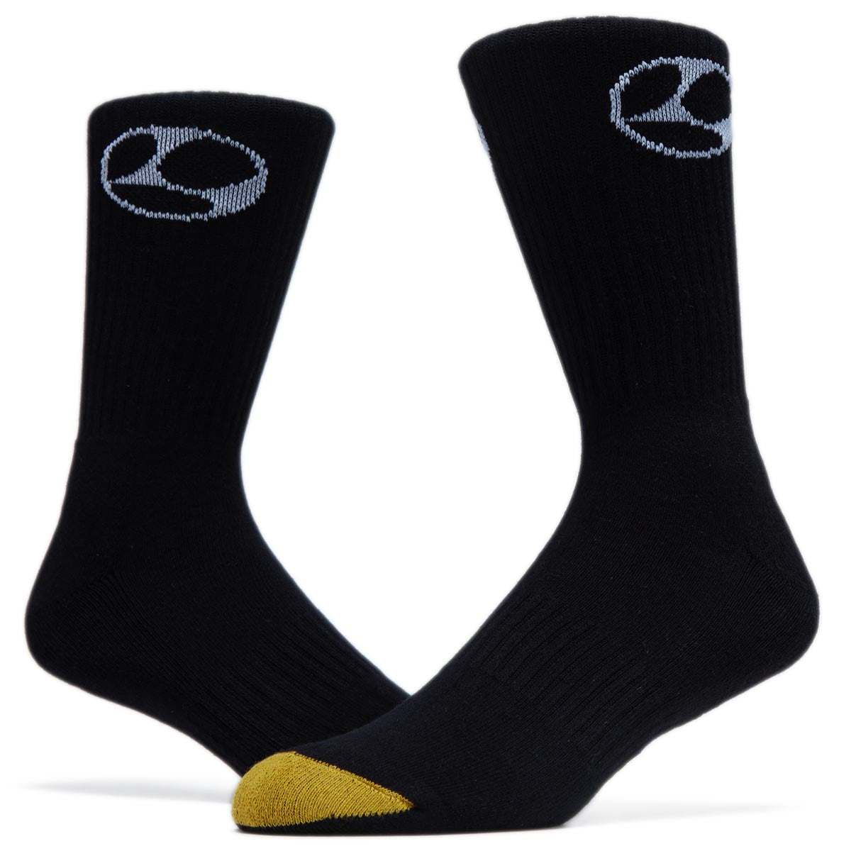 Limosine Gold Toe Socks - Black image 2