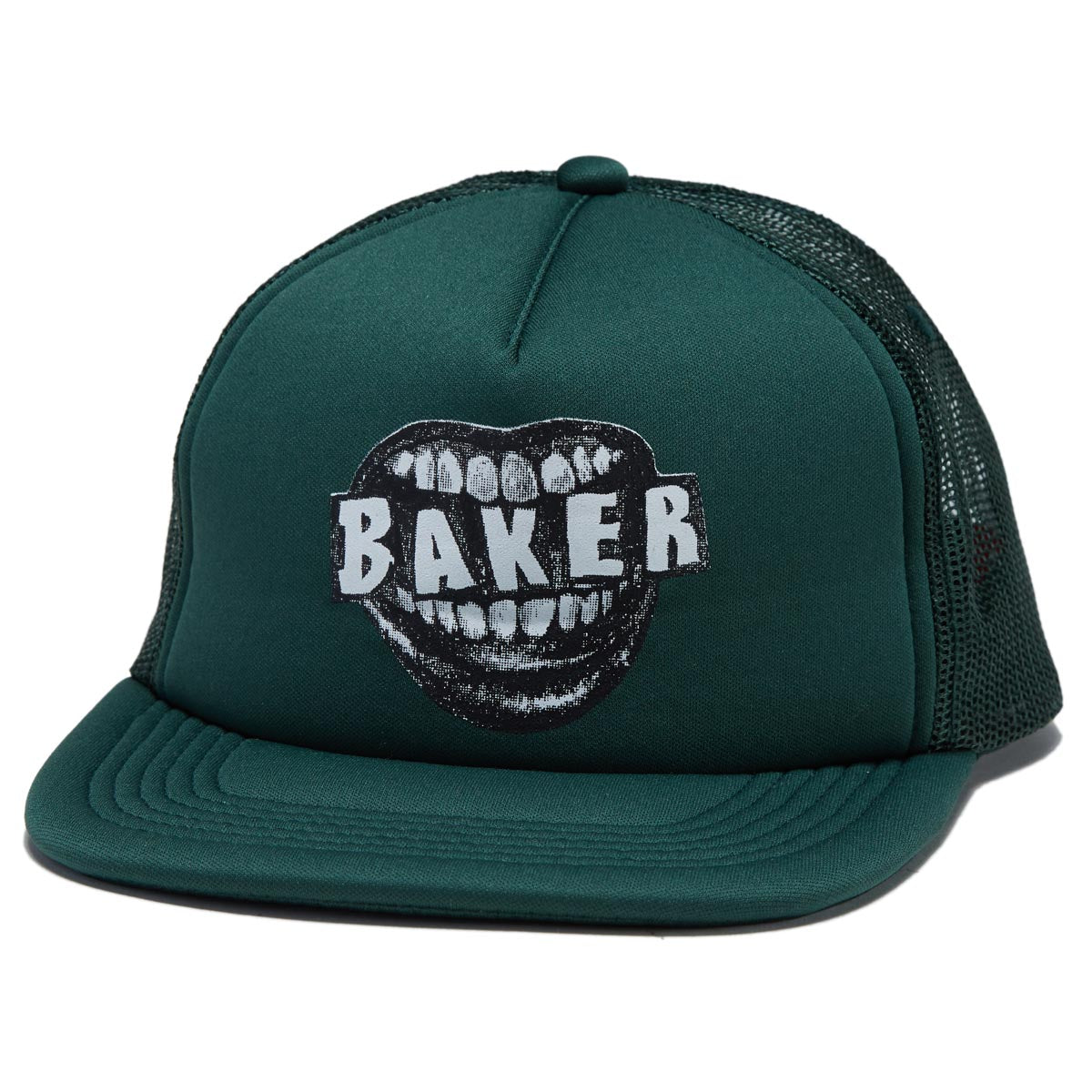 Baker Yeller Trucker Hat - Dark Green image 1