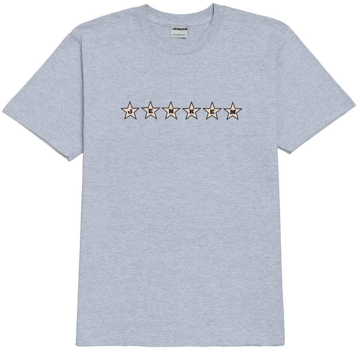 Jenkem 6 Star T-Shirt - Heather Grey image 1