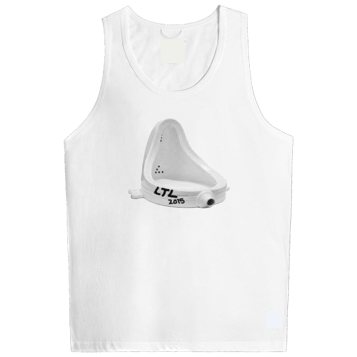 Less Than Local Fountain Tank Top - White image 1