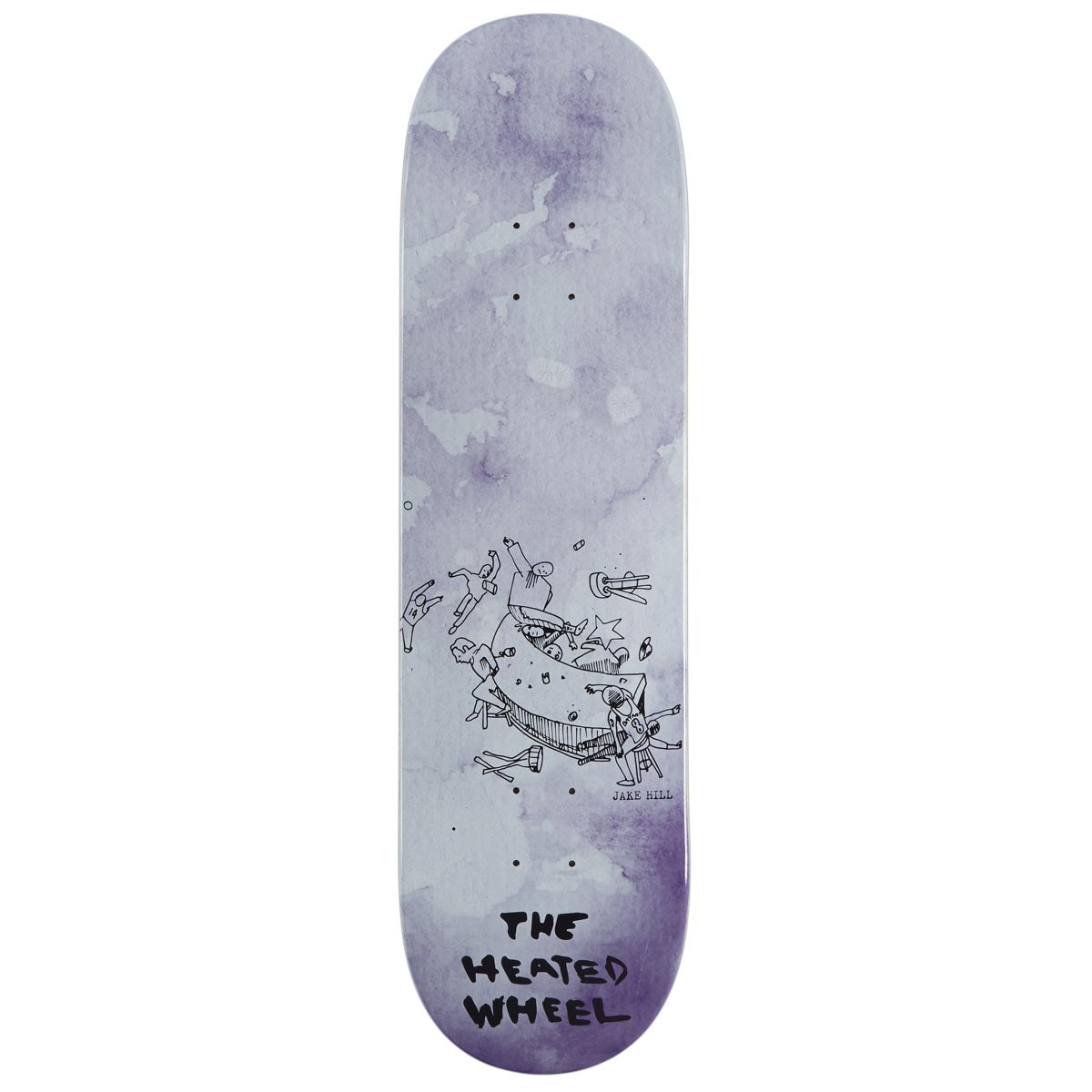 The Heated Wheel Jake Hill Bar Fight Skateboard Deck - 8.50