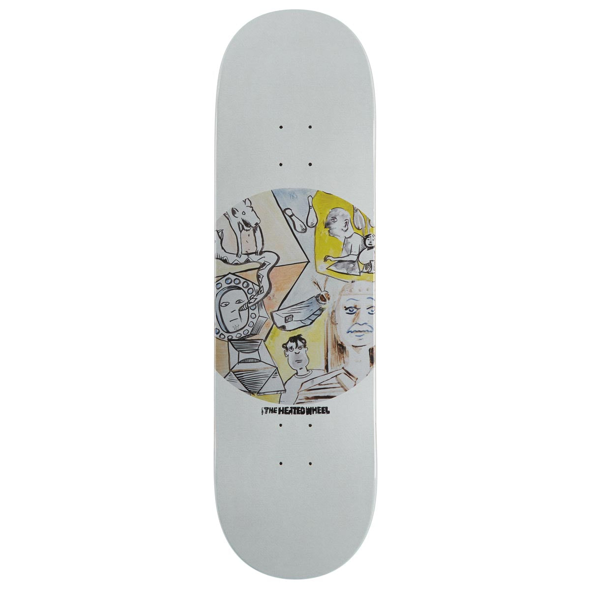 The Heated Wheel Rat Rage Skateboard Deck - 9.00