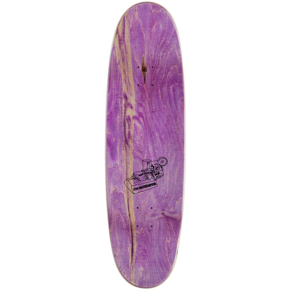 The Heated Wheel Sorry Burt Egg Shaped Skateboard Complete - 9.25