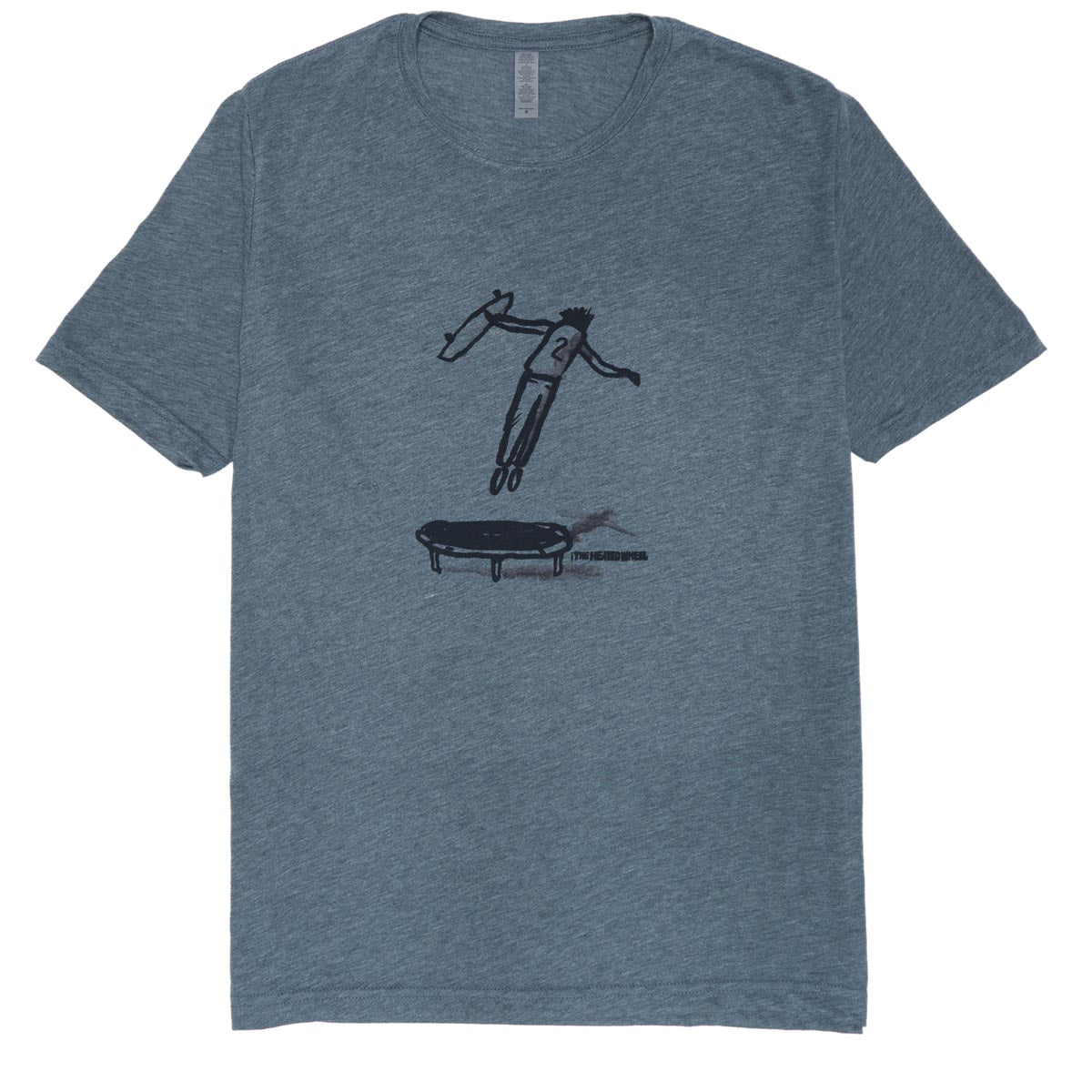 The Heated Wheel Christ Air T-Shirt - Indigo image 1