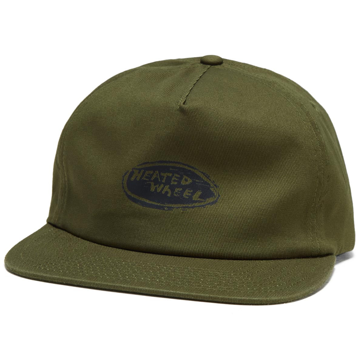 The Heated Wheel Oval Unstructured Hat - Army Green image 1