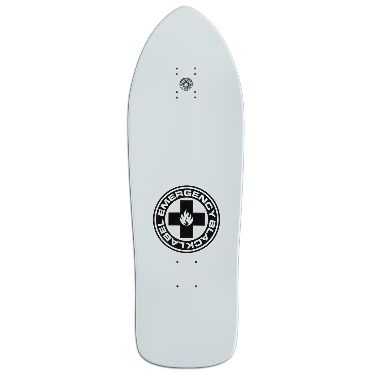 Black Label Undead Smoking Club Skateboard Deck - White Dip - 10.25