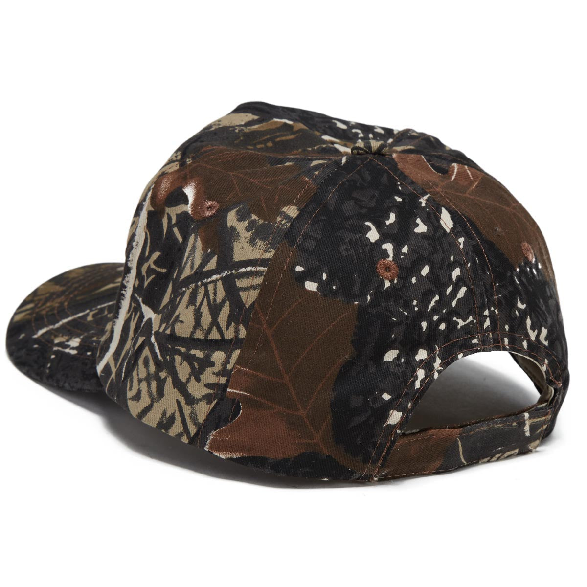 Metalwood Logo 5 Panel Hat - Real Leaf Camo image 2