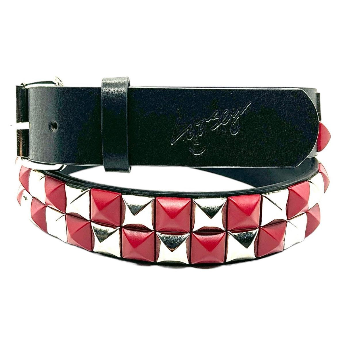 Loosey Stud Finder Belt - Red Checkered image 1