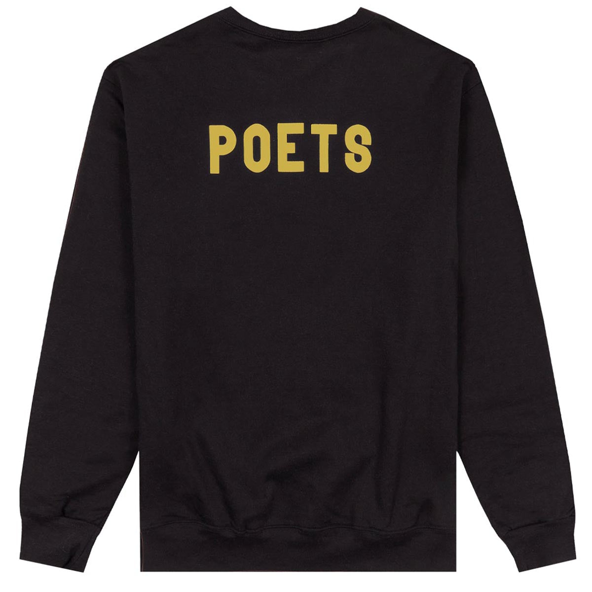 Poets World Famous Champion Sweatshirt - Black/Gold Print image 2