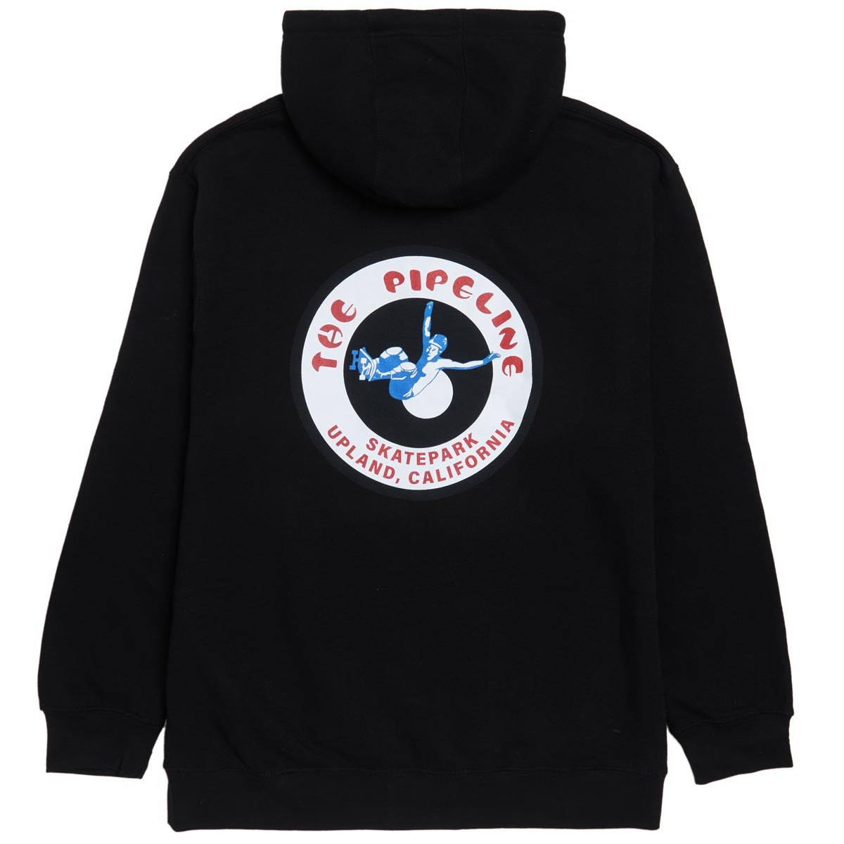 45RPM Vintage Pipeline Skatepark Zip Hoodie - Black image 2