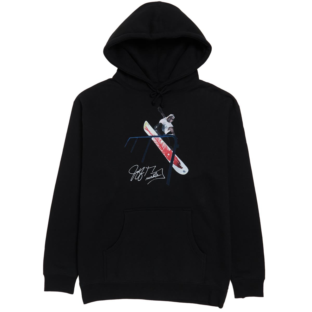 45RPM Vintage Brushie Hoodie - Black image 1