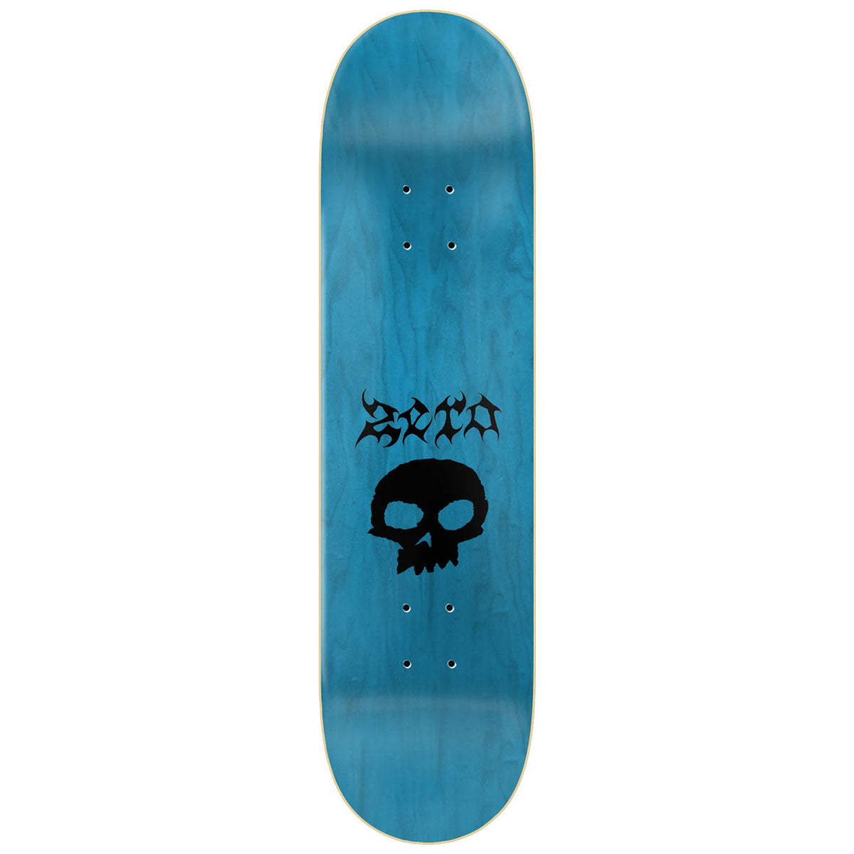 Zero Metal Single Skull Skateboard Deck - Green - 8.50