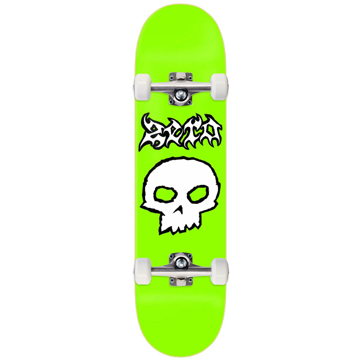 Zero Metal Single Skull Skateboard Complete - Green - 8.50