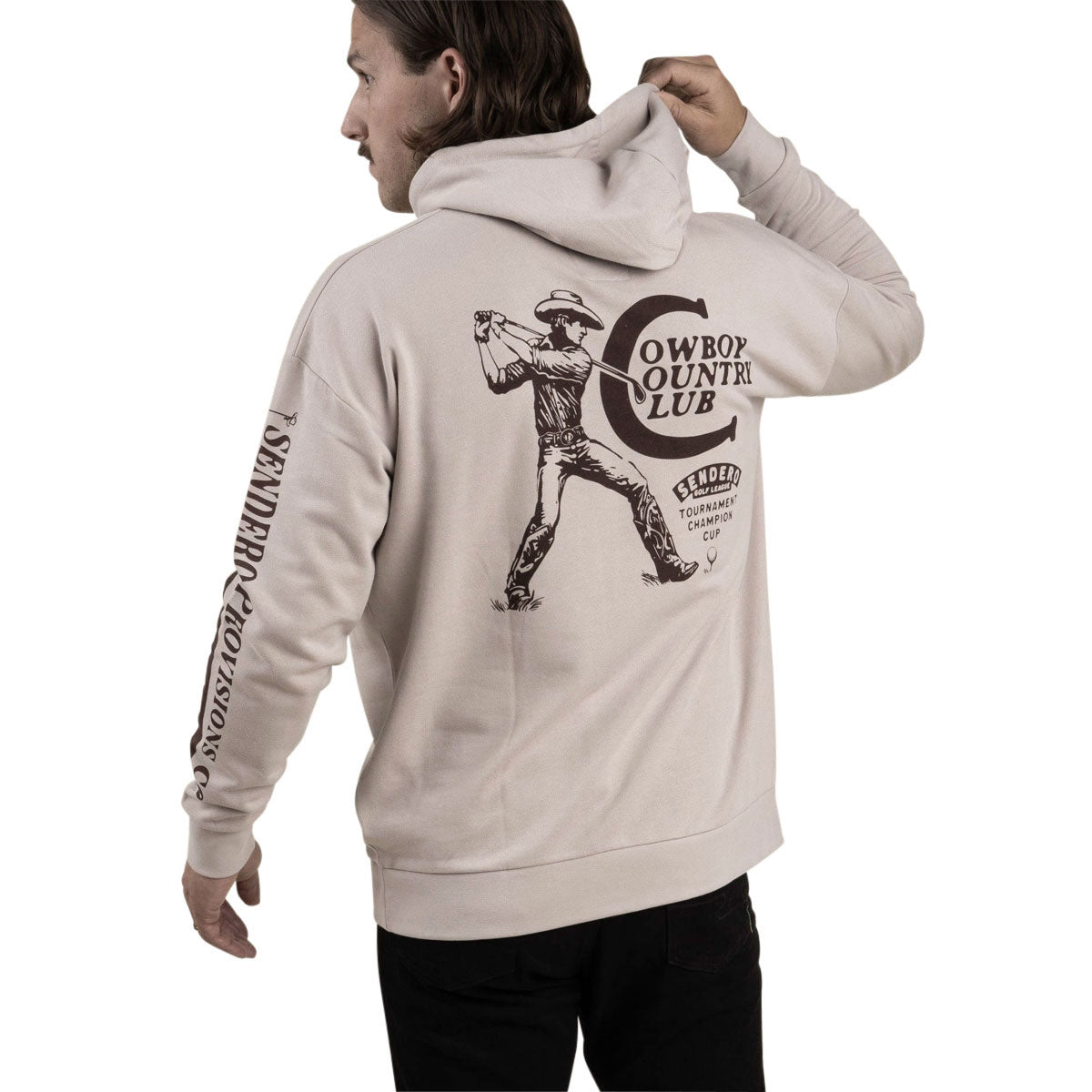 Sendero Cowboy Country Club Hoodie - Sand image 1