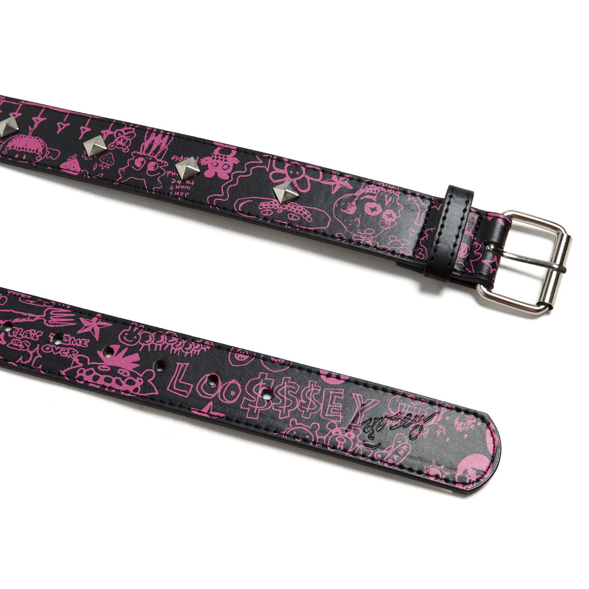 Loosey Franky Chaos Belt - Black/Pink Studded image 2