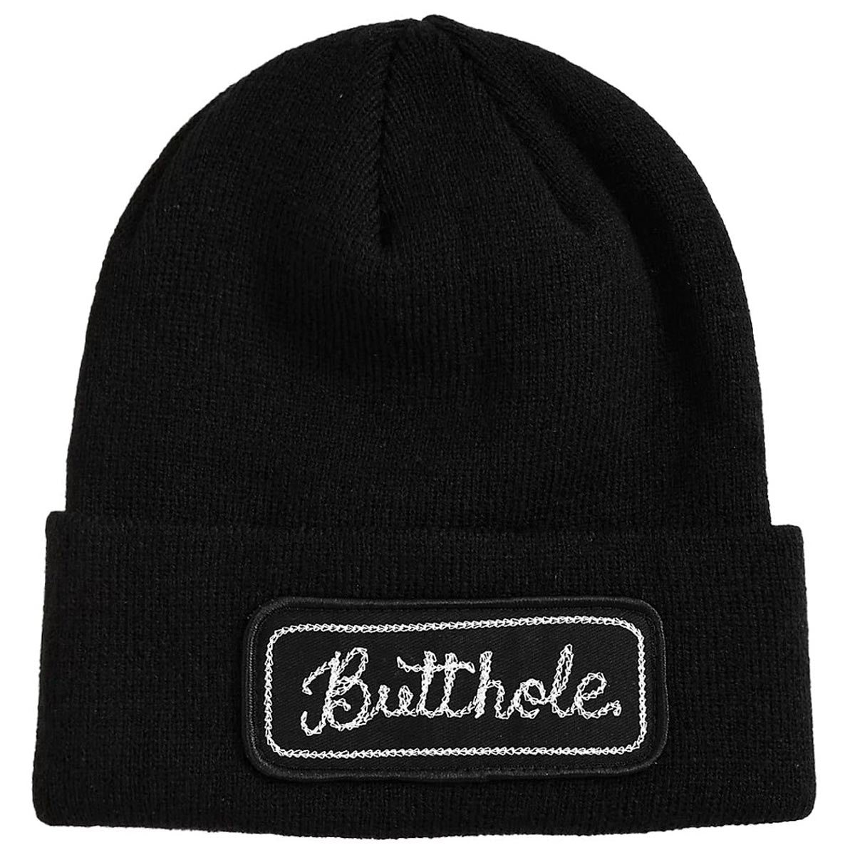 Porous Walker Butthole Beanie - Black image 1