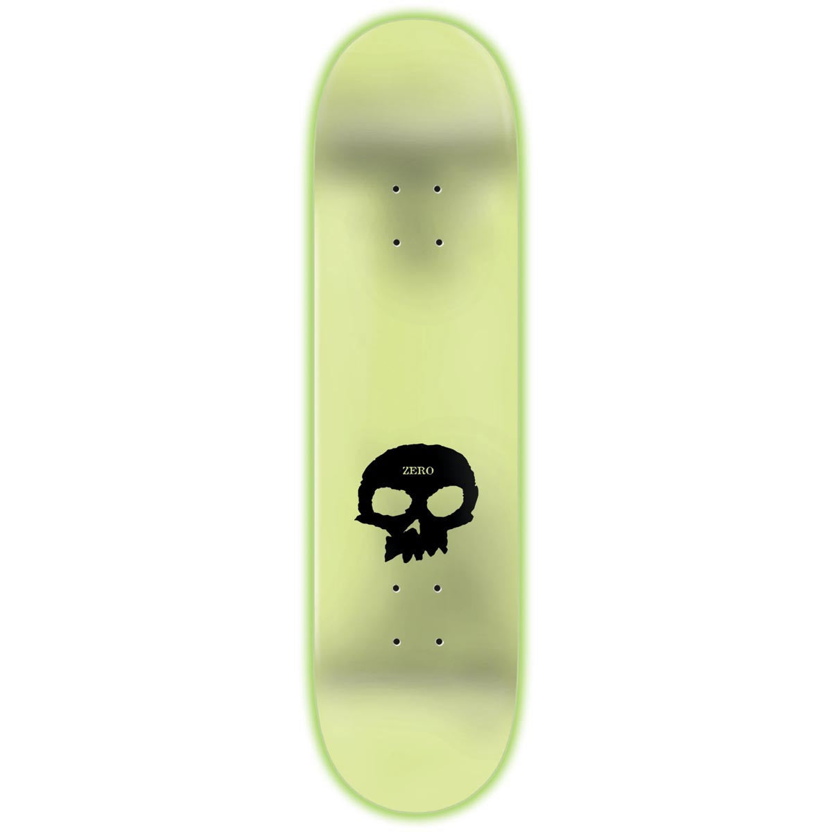 Zero 3 Skull Blood Skateboard Complete - Glow Skull - 8.25