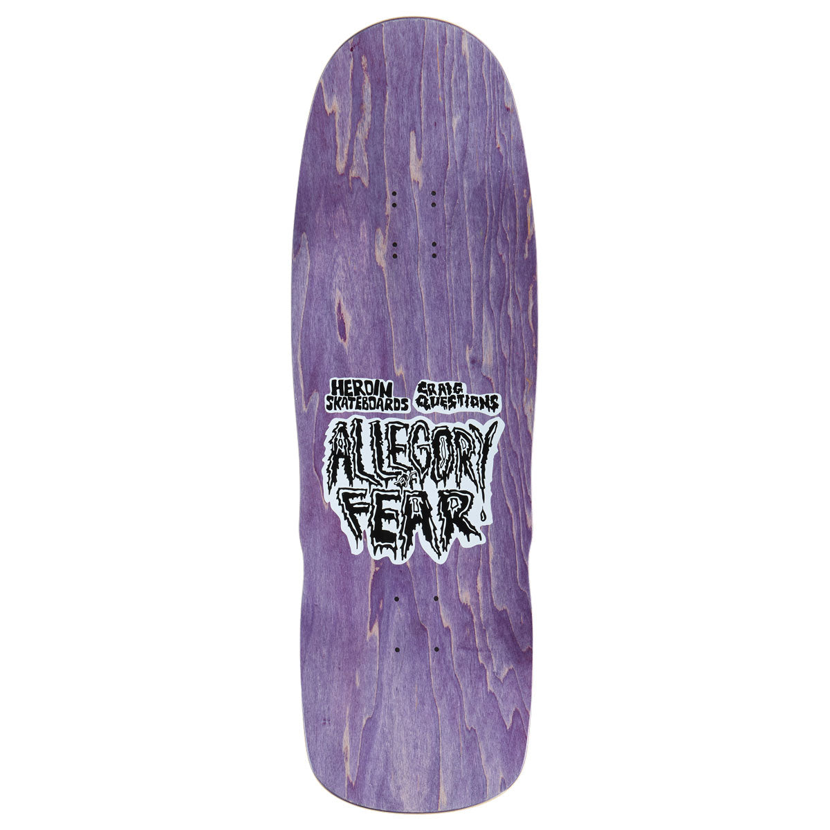 Heroin Dead Dave Allegory Of Fear Skateboard Deck - 10.10