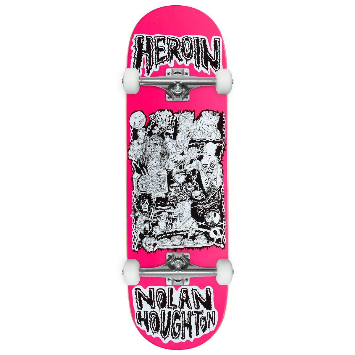 Heroin Nolan Houghton Allegory Of Fear Skateboard Complete - 9.50