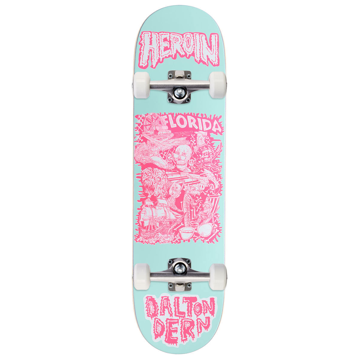 Heroin Dalton Dern Allegory Of Fear Skateboard Complete - 8.50